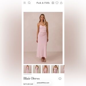 Park & Fifth Pink Blair Dress